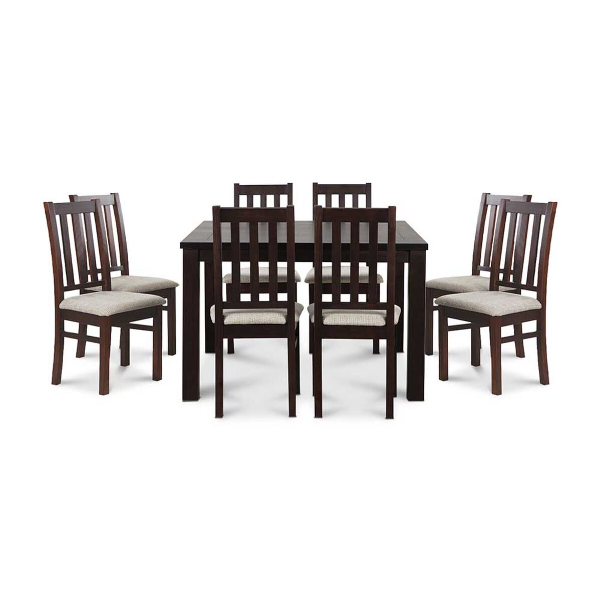 Juego de Comedor CIC Ñuble Caramelo 8 Sillas