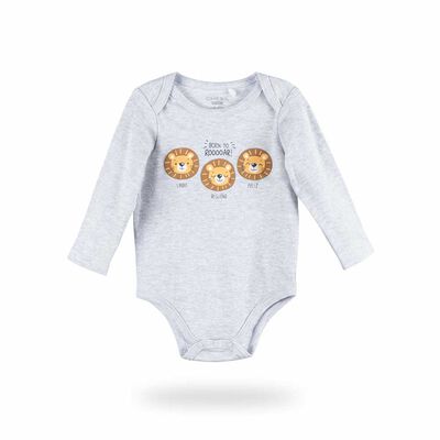 Imagen 1 del producto Body Manga Larga Bebo Chess Baby Denim