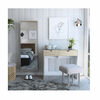 Mueble De Tocador + Zapatero Con Espejo Perla