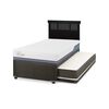 Cama Nido CIC 1,5 Plazas Excellence Plus + Respaldo Dublin Negro
