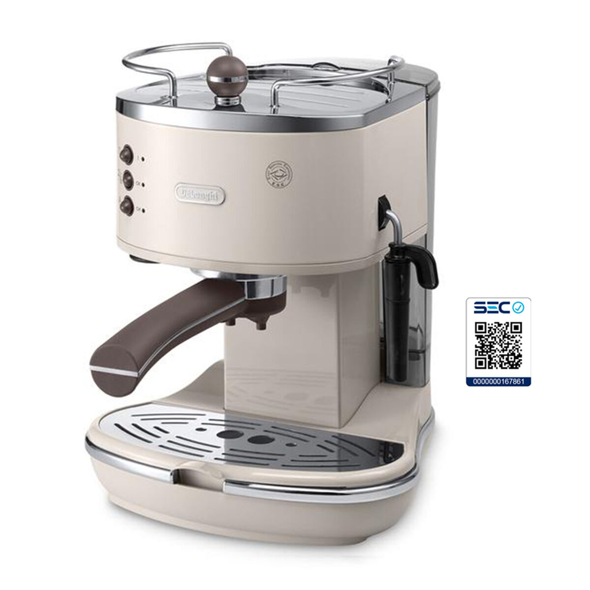 Cafetera De'Longhi Icona Vintage Beige 1,4 lts.