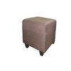 Juego de Living Diseño A&M Home Antonella Sofá 3 Cuerpos + Butaca 1 Cuerpo + Pouf 1 Cuerpo  Chocolate