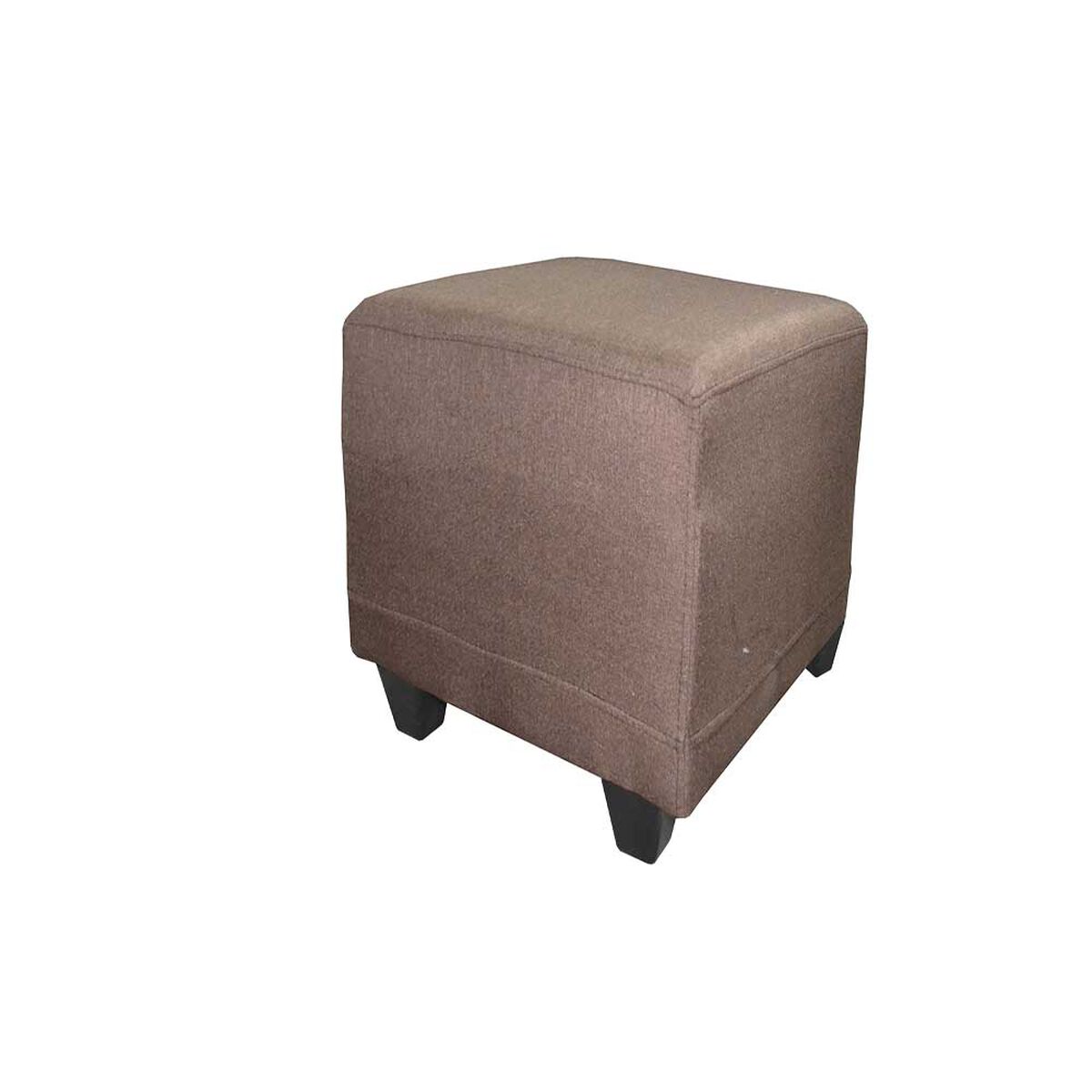 Juego de Living Diseño A&M Home Antonella Sofá 3 Cuerpos + Butaca 1 Cuerpo + Pouf 1 Cuerpo  Chocolate