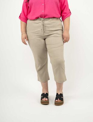 Imagen 1 del producto Pantalón Capri Mujer Extralindas Beige, Cafe, Negro