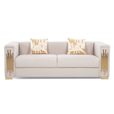 Imagen 2 del producto Sofá Daniels 3 Cuerpos Beige