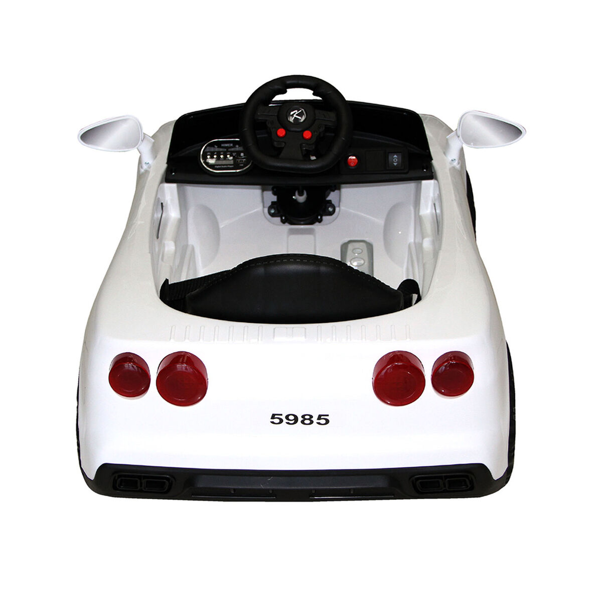 Auto a Batería Deportivo 12 Volt Control Remoto RS-5985 Blanco