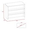 Combo Mueble Microondas + Barra de Cocina TuHome Kitchen Blanco