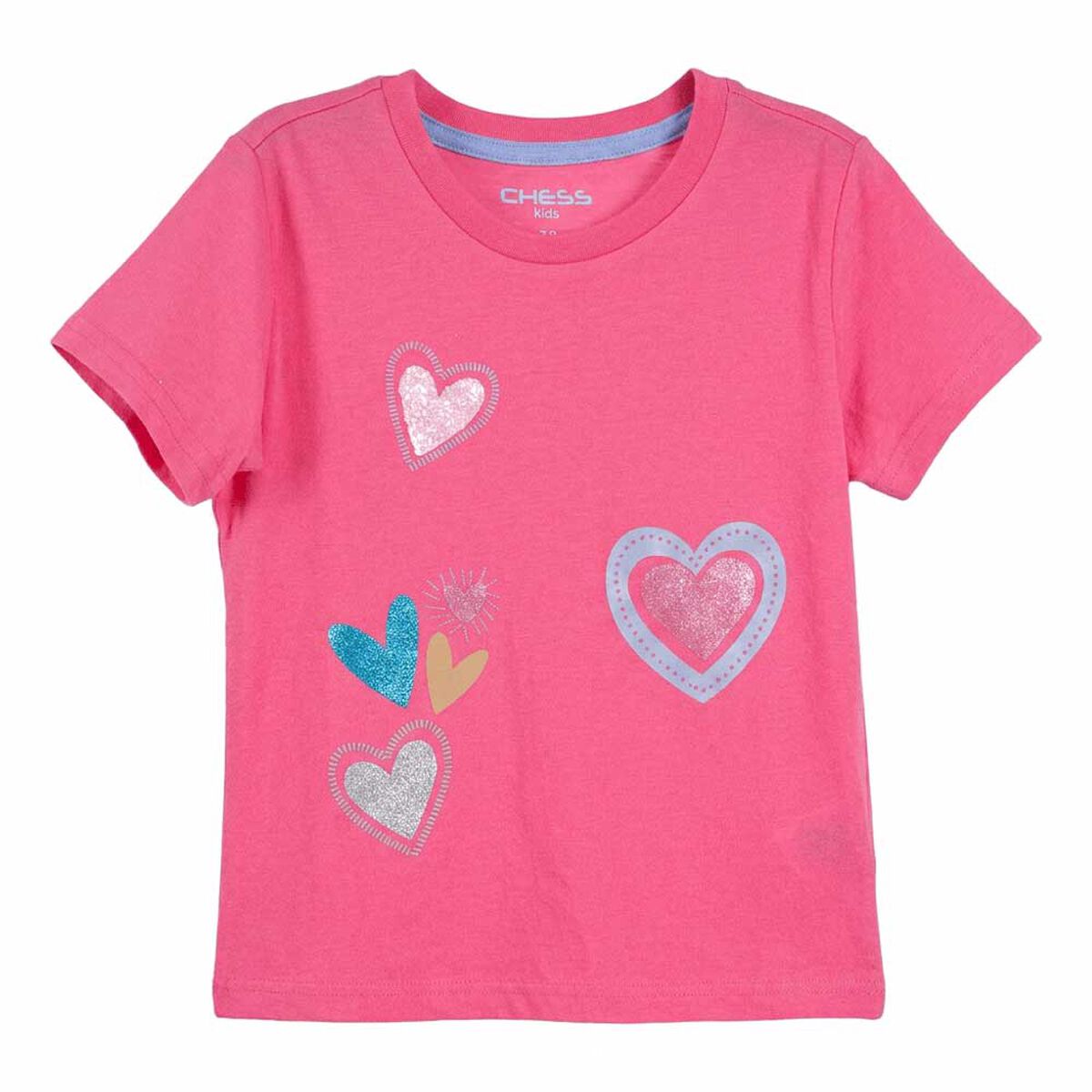 Polera Manga Corta Ni&ntilde;a Chess