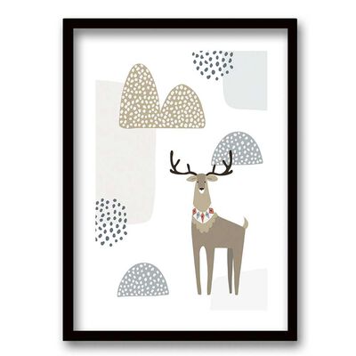 Imagen 1 del producto Cuadro Decorativo Retela Navidad 50 x 35 cm