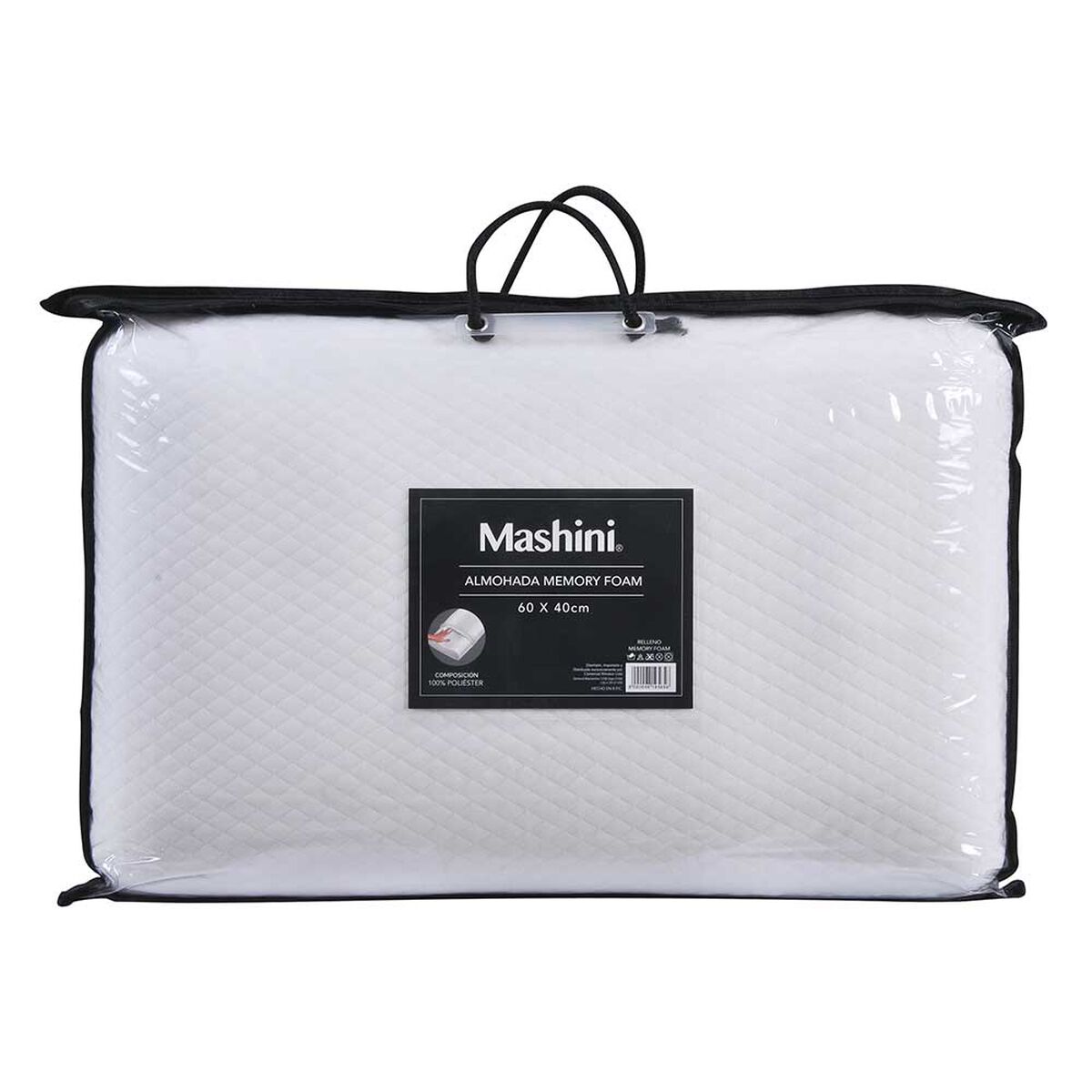 Almohada Mashini Lisa Blanco 40 x 60 cm