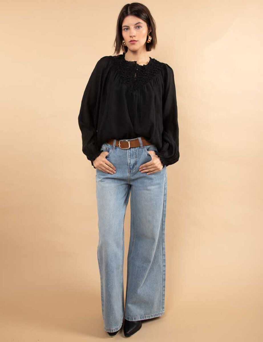 Blusa Manga Larga Mujer Zibel