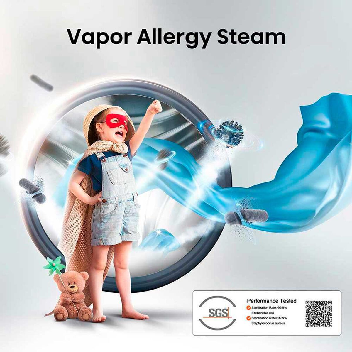 Lavadora Secadora Hisense WD3Q1042BT 10/6 kg.