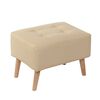 Pouf Latam Home Niza PU Beige