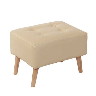 Pouf Latam Home Niza PU Beige