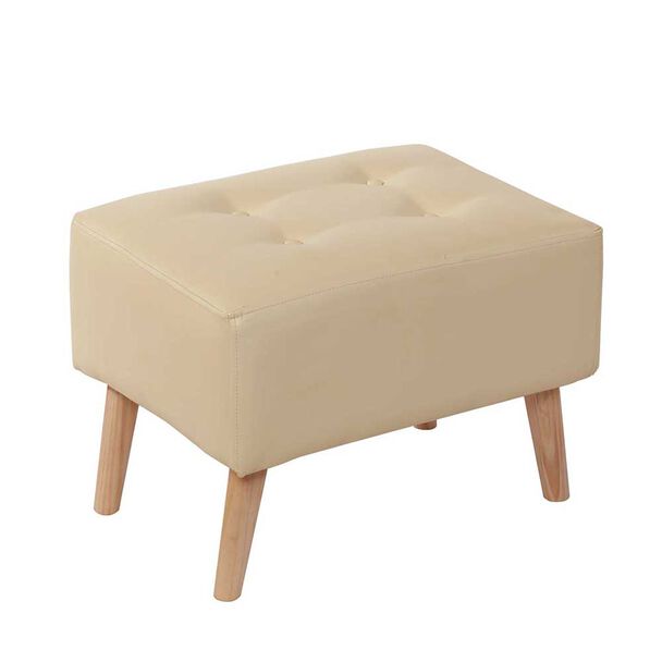 Pouf Latam Home Niza PU Beige