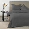 Quilt American Family Drops Heatpress King Gris