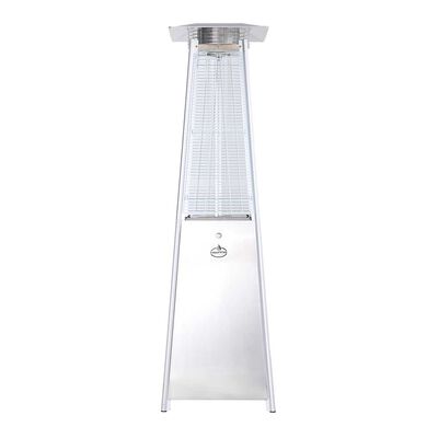 Estufa a Gas Exterior Terraza Klyma Obelisk LW Inox 1,8 mts.