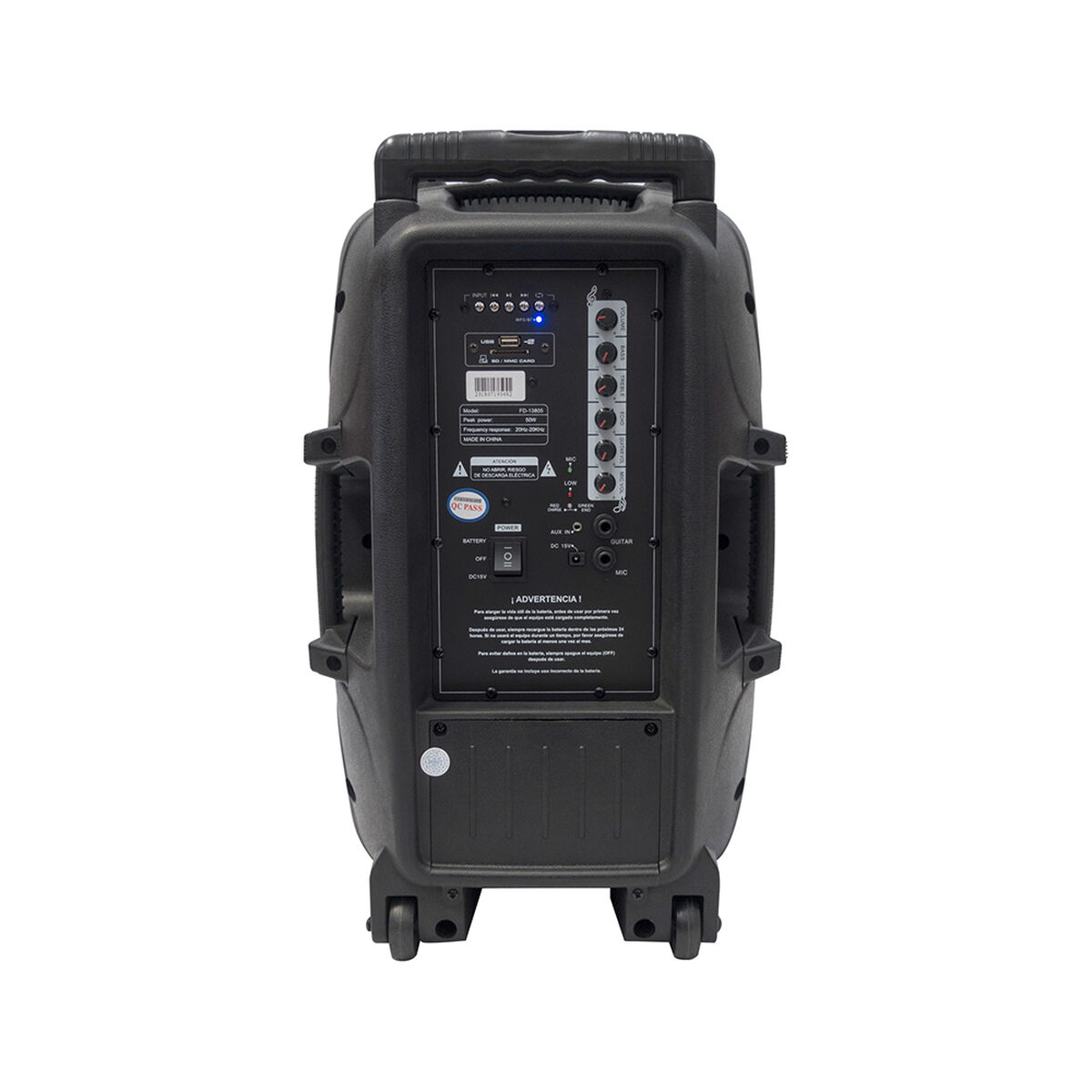 Parlante Karaoke Fiddler FD-13805 Bluetooth Negro