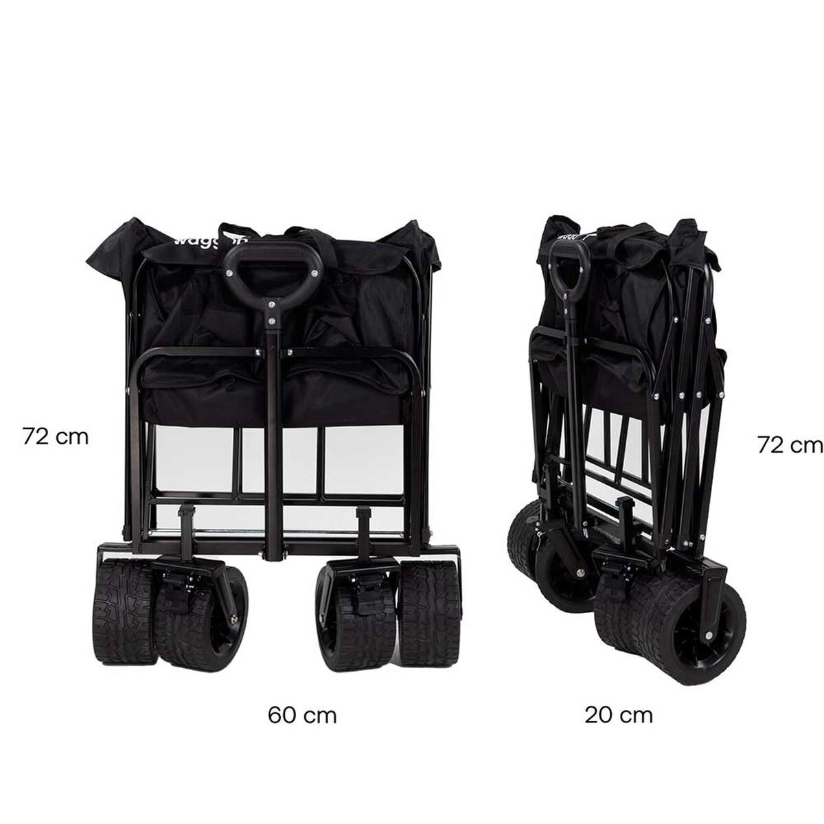 Carro de Arrastre Negro Bebesit