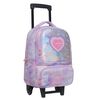 Pack Con Ruedas Bakan Tie Dye Heart Lila Head