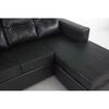 Sofá Modular Kea Rodas 3 Cuerpos Negro