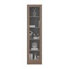 Vitrina Tuhome Home E6 1 Puerta Avellana Wengue