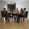 Juego de Comedor Vekkahome Lola Suecia 6 Sillas Negro