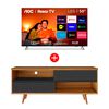 Combo LED 50" AOC 50U6125 Smart TV 4K UHD + Rack TV Home Mobili Salom Hasta 50" Negro Nogal