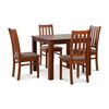 Juego de Comedor CIC Ñuble Caramelo 4 Sillas