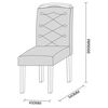 Juego de Comedor Jdo & Design Isabella 4 Sillas Azul