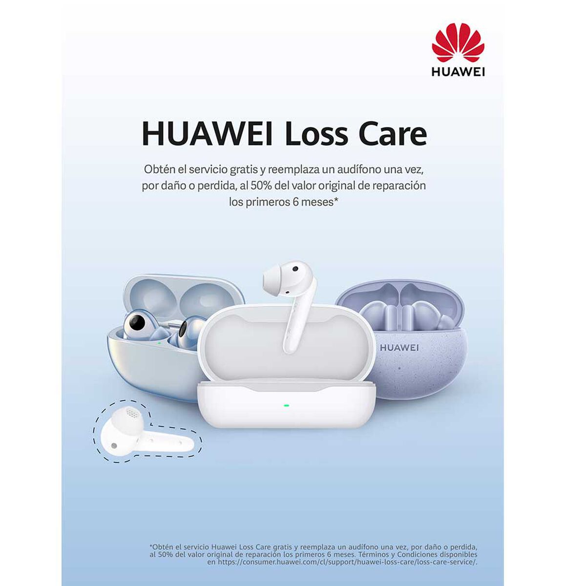 Audífonos Bluetooth Huawei Freebuds 5i Azul