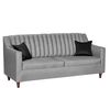 Juego de Living Diseño A&M Home Isabella Sofá 3 Cuerpos + 2 Sillones1 Cuerpo Gris