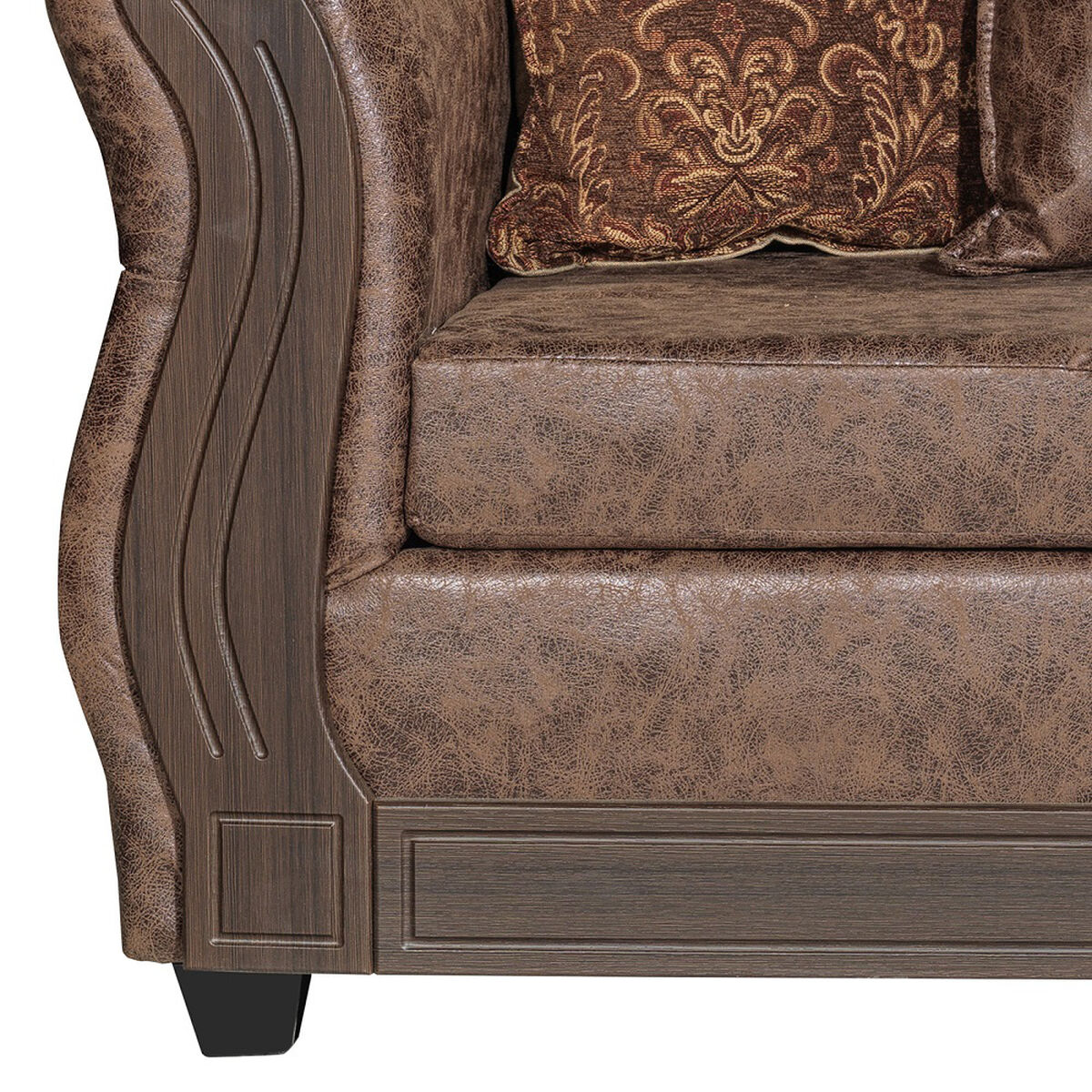 Juego de Living Essenza David 3-1-1 Caf&eacute;