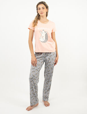 Imagen 2 del producto Pijama Conjunto Mujer Icono Coral, Lila