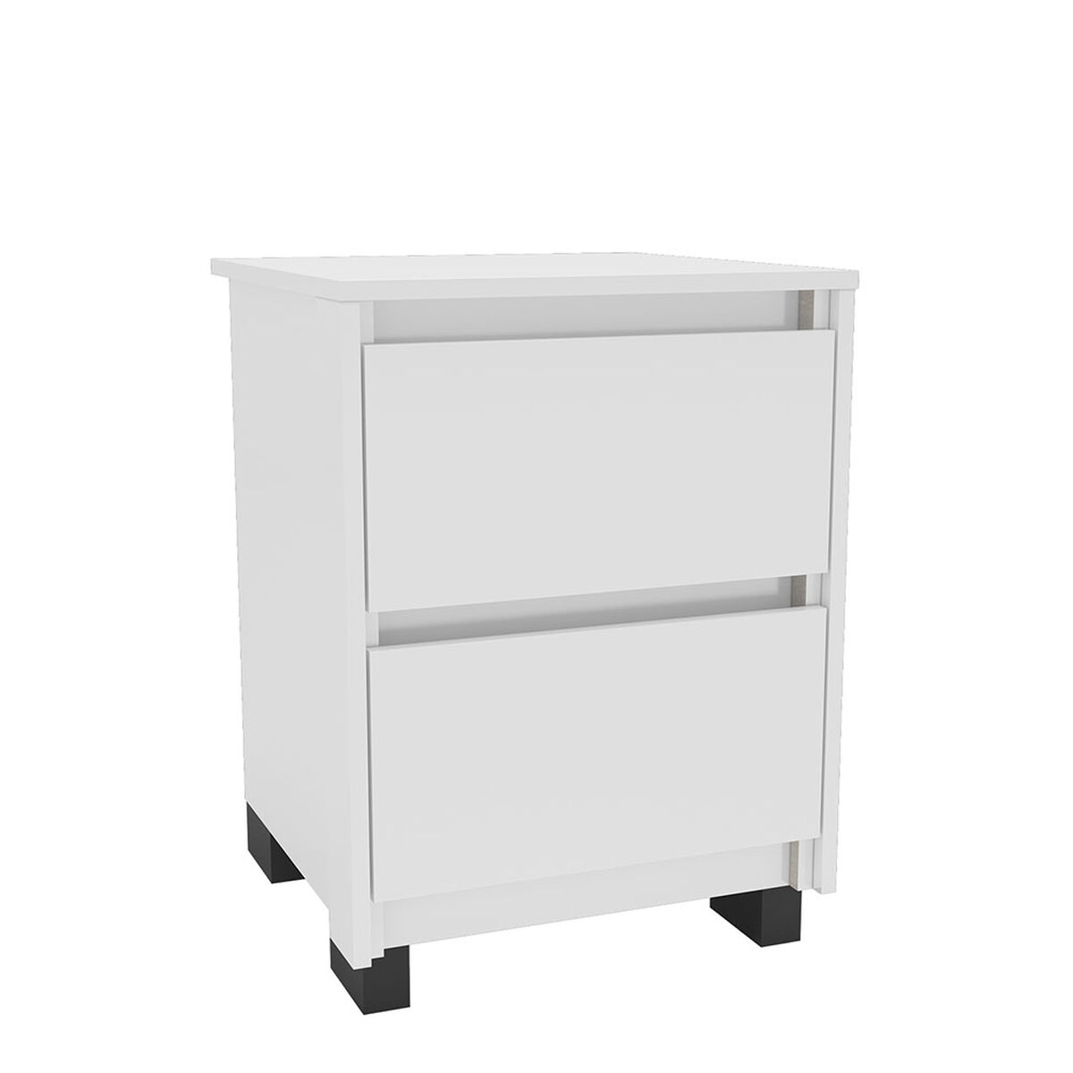 Velador Vekkahome Coimbra 2 Cajones Blanco