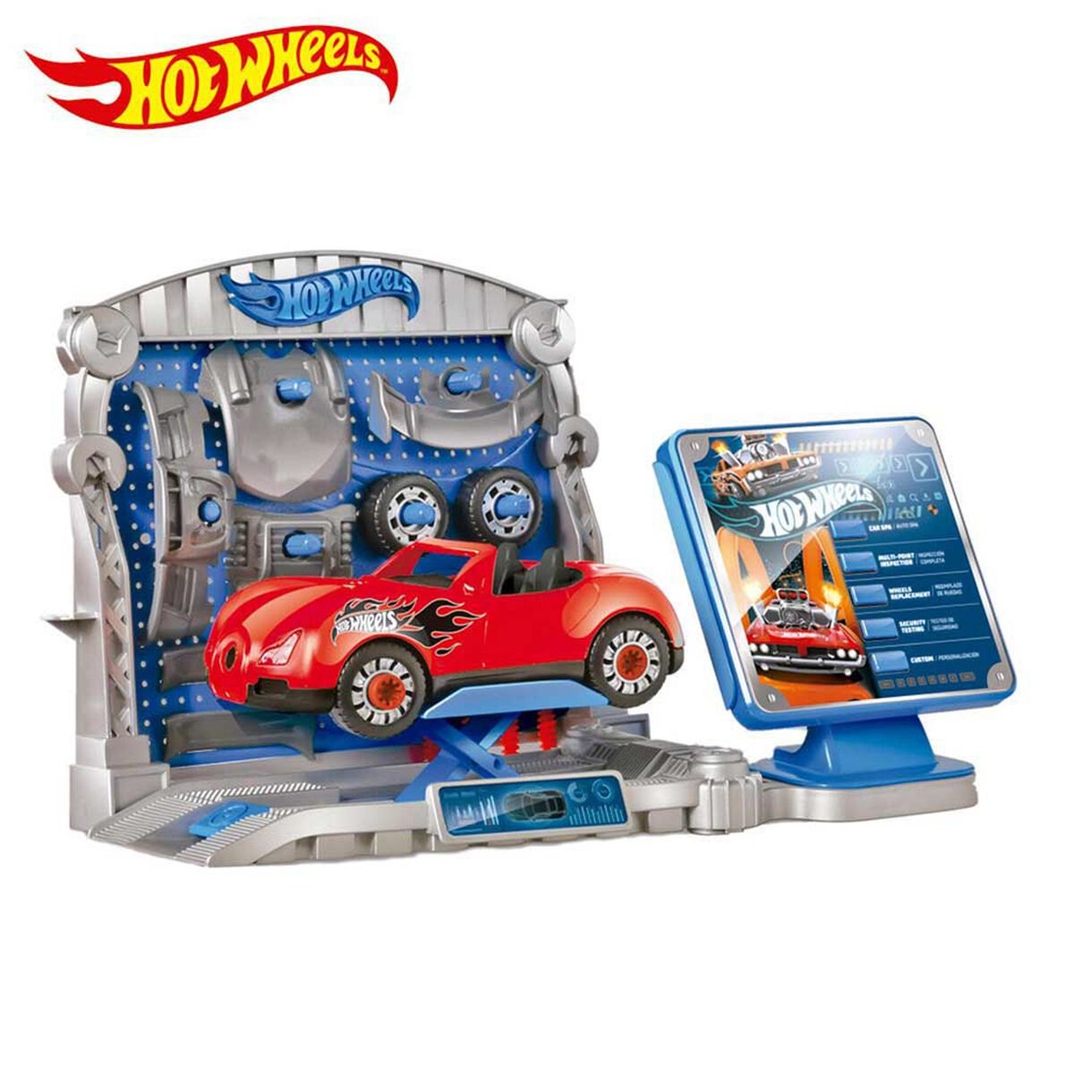 Caja Registradora Centro de Sevicios Hot Wheels
