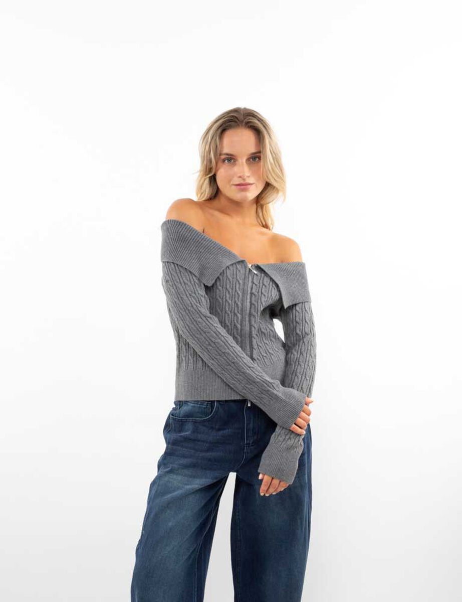 Sweater Bardot Mujer Icono
