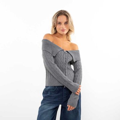 Sweater Bardot Mujer Icono