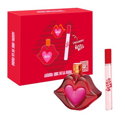 Set Regalo Agatha Ruiz de la Prada Perfume Mujer Beso EDT 50ml + Megaspritzer 10ml