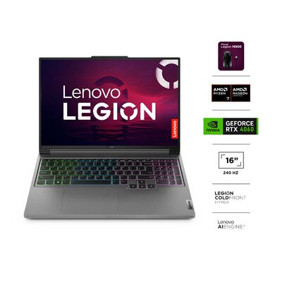 Notebook Gamer Lenovo Legion Slim 5 AMD Ryzen 7 16GB 1TB SSD 16" NVIDIA RTX4060