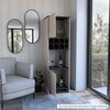 Bar TuHome Bi Color Ceniza Wengue 2 Puertas