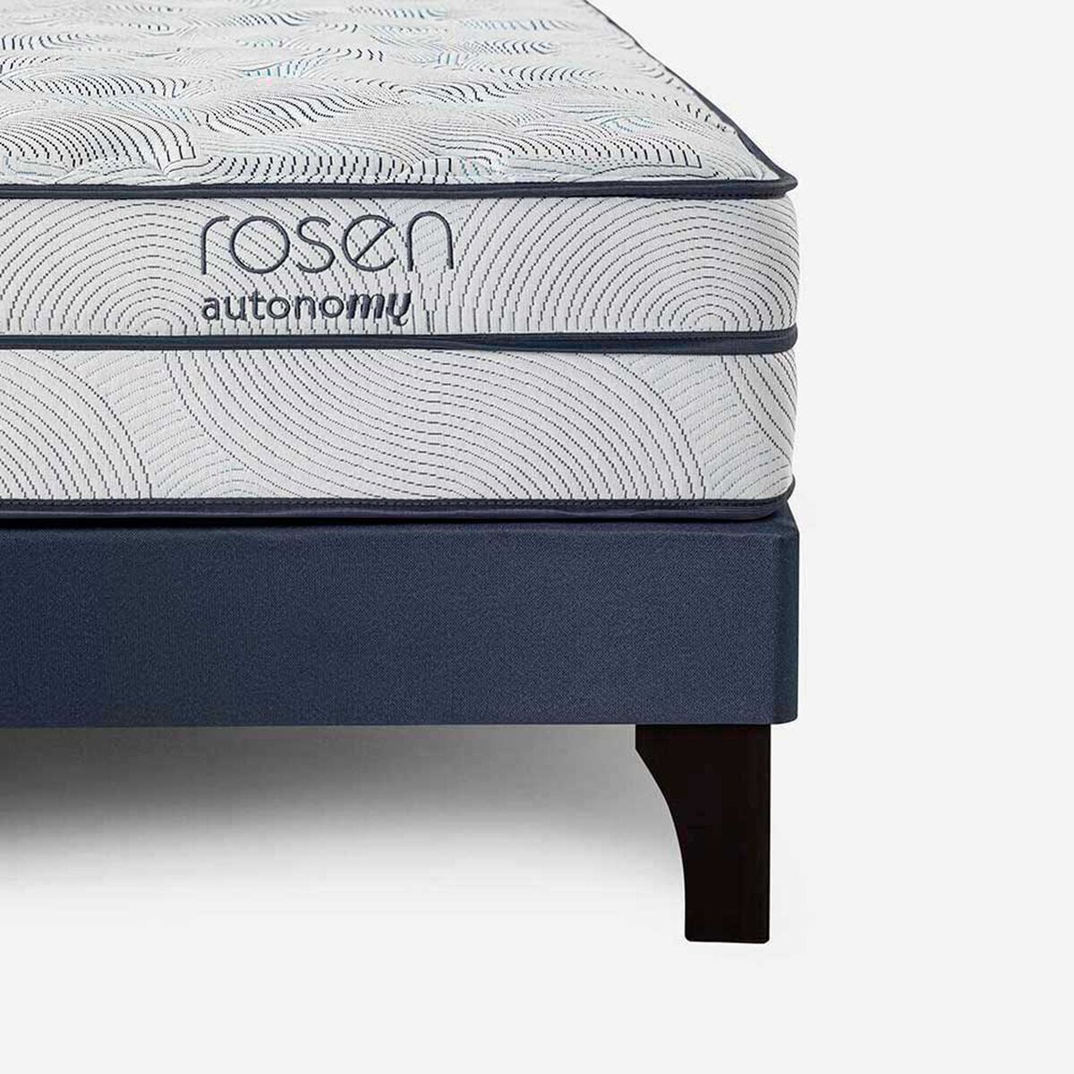 Cama Europea Rosen Base Dividida 2 Plazas Autonomy Sky
