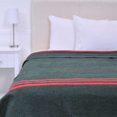 Imagen 1 del producto Frazada Poliéster Plumetti 2 Plazas Lineas Verde