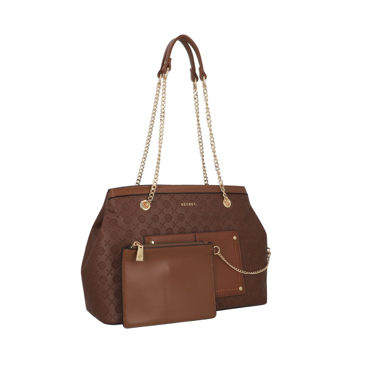 Cartera de hombro Secret Polonia FW25 L Café