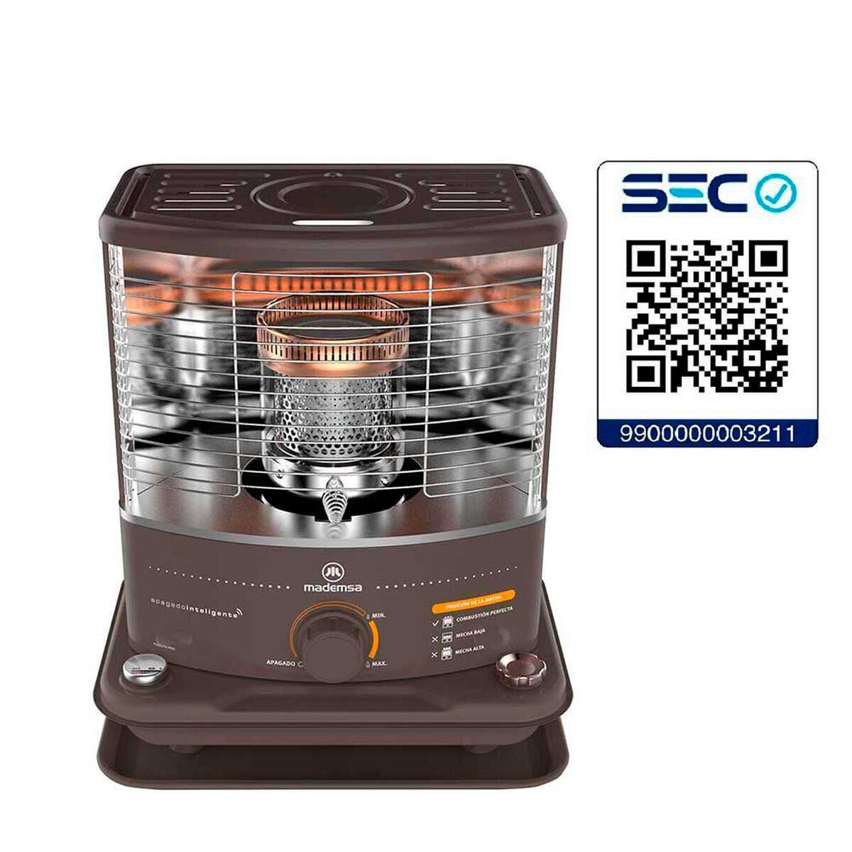 Estufa a Parafina Mademsa Foguita Pro 4 lts.