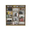 2 Estantes 5 Repisas + Estante 4 Repisas + 3 Complementos TuHome Home Macadamia