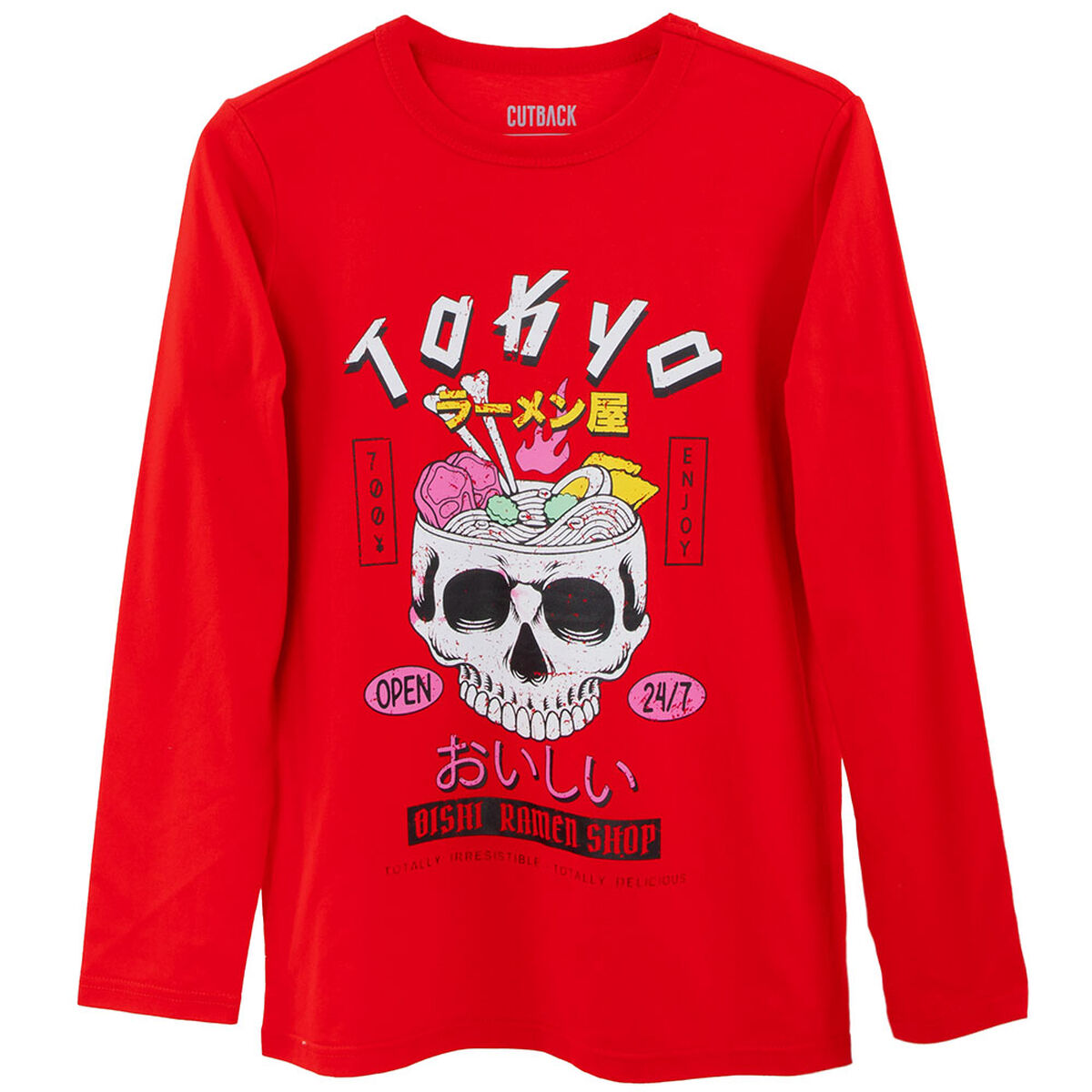 Polera Manga Larga Ni&ntilde;o Cutback