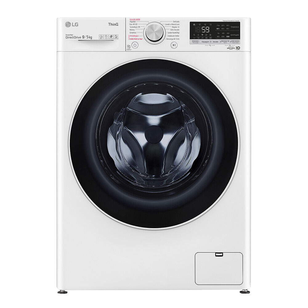 Lavadora Secadora LG WD9WVC4S6 9/5 kg