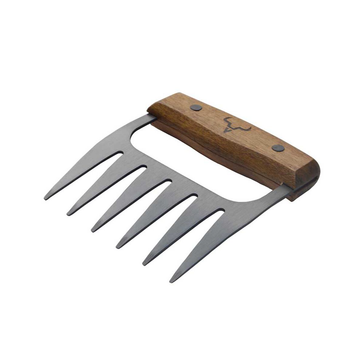 Garra de Oso para Parrilla Acero Inoxidable con Mango de Madera Brando Bbq Café
