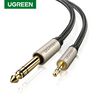 Cable De Audio Plug 3.5Mm/Plug 6.3 Estereo M/M 2M Negro Ugreen Av127